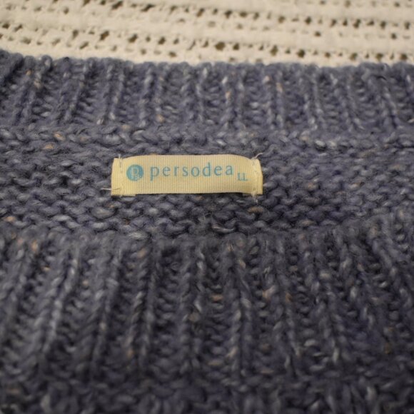 Persodea blue knitted sweater - Picture 9 of 9